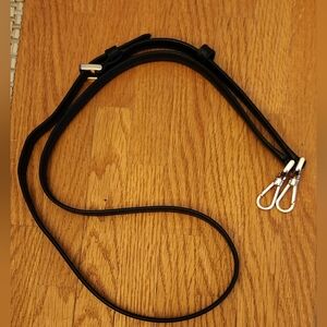 COPY - Kate Spade black adjustable bag replacement strap. Gold tone hardware